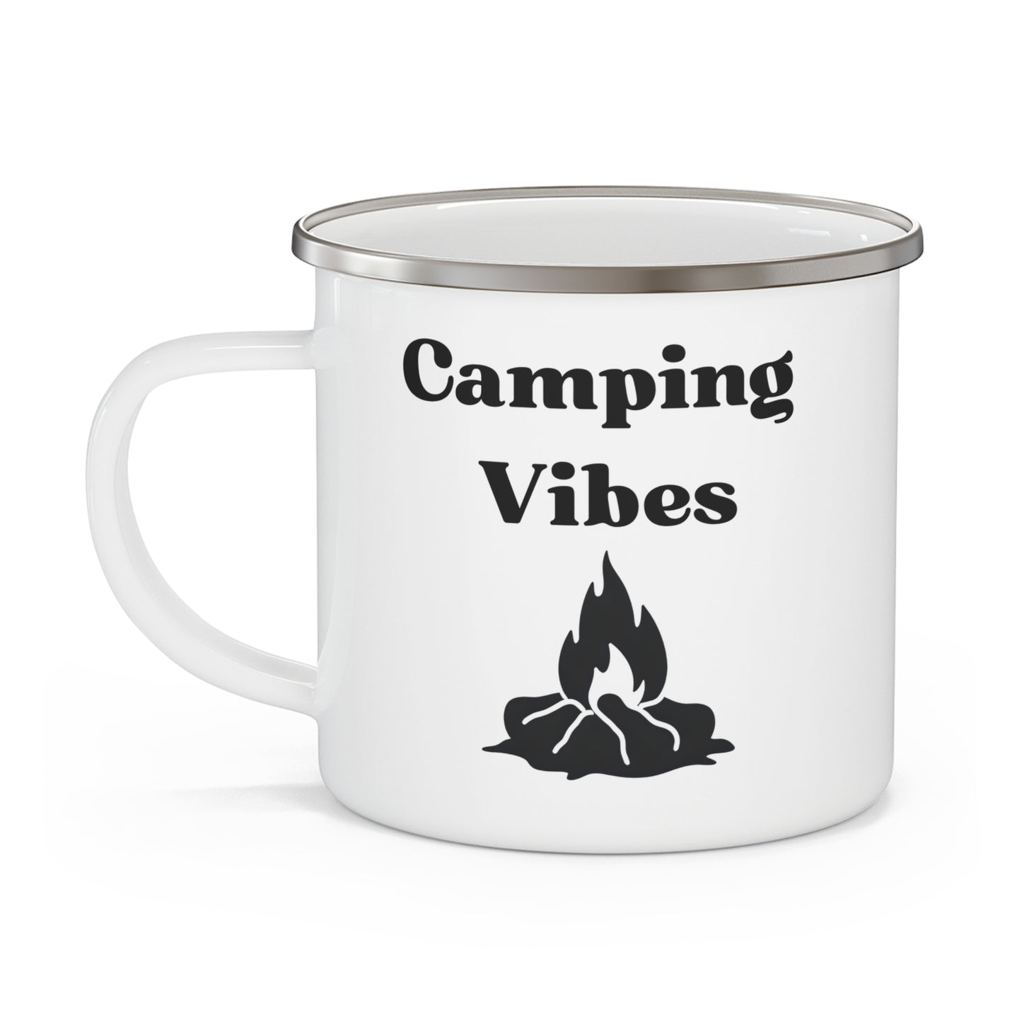 Camping Vibes. Enamel Camping Mug