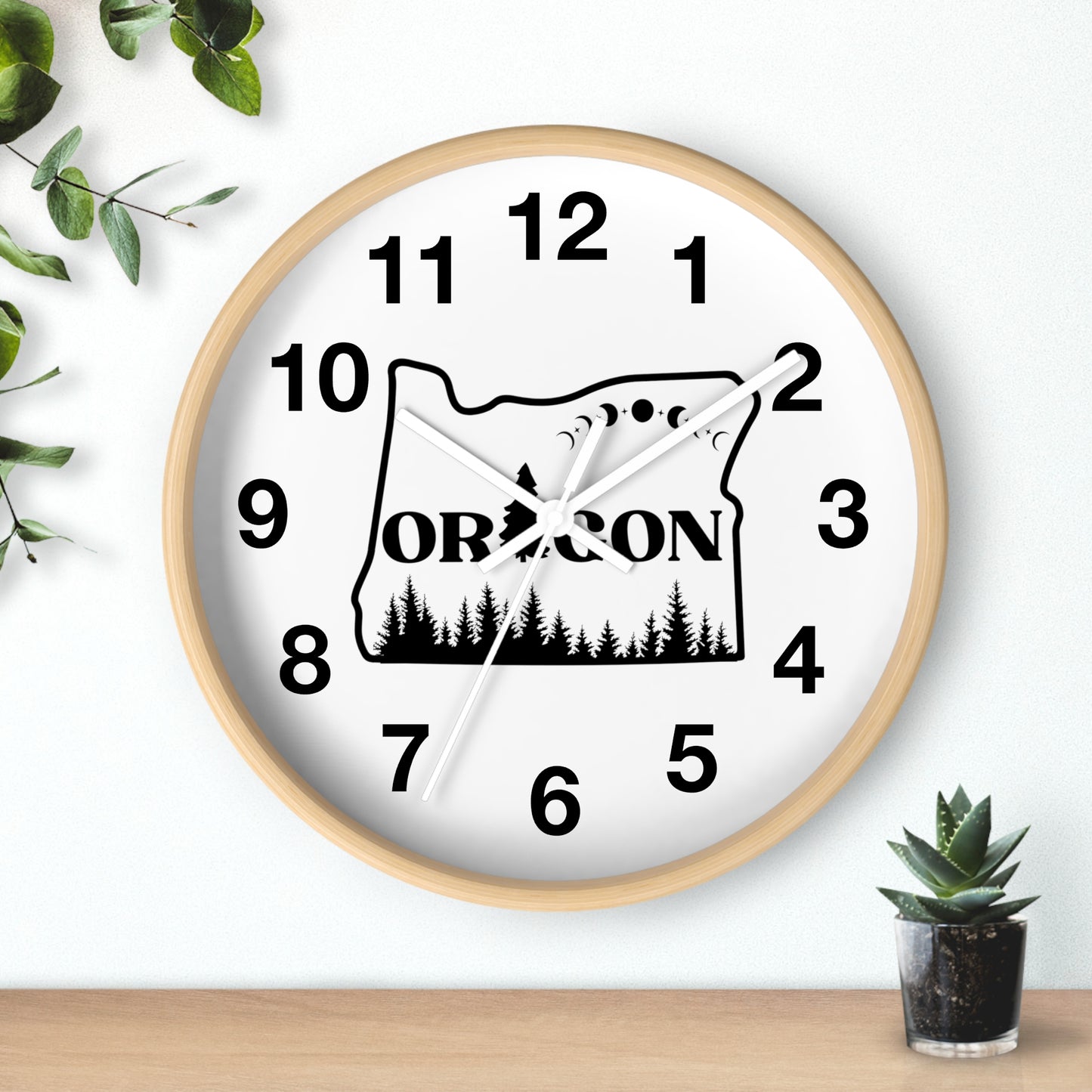 Oregon Wall clock