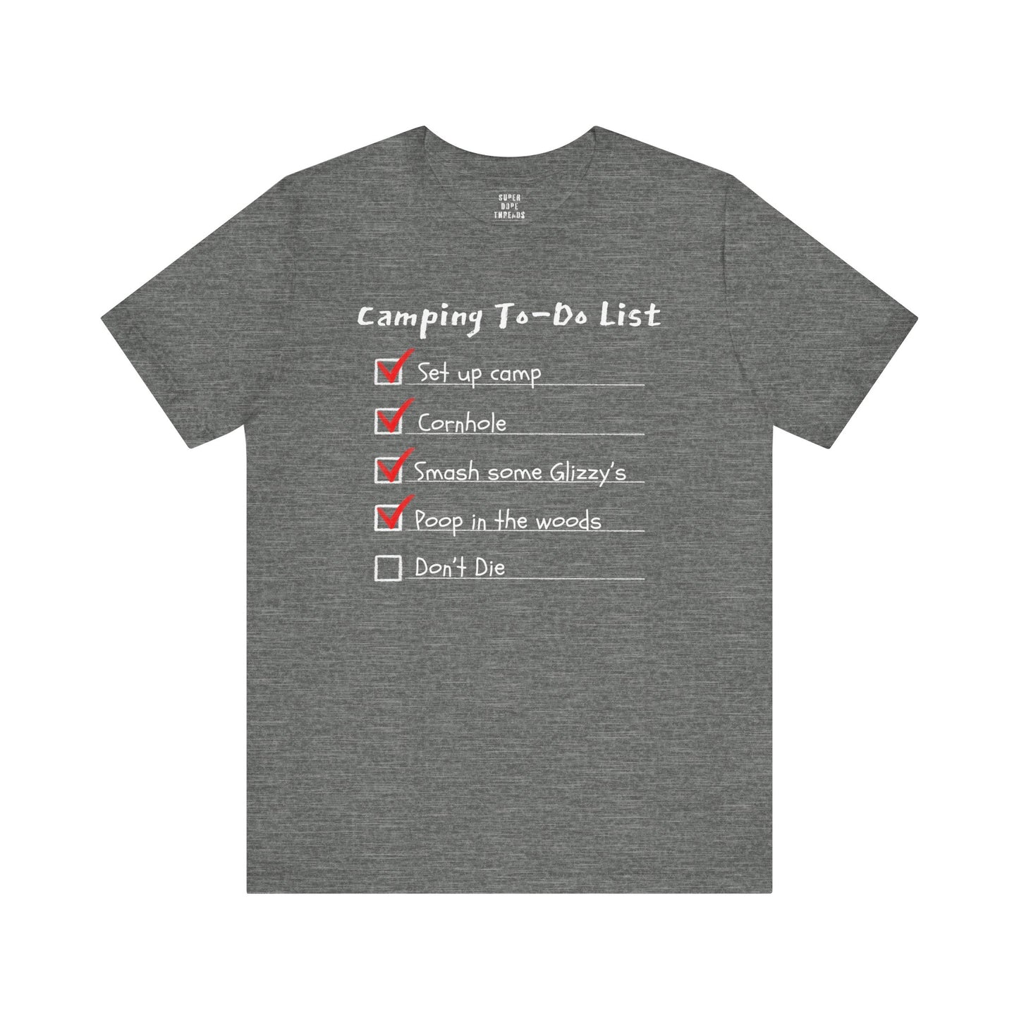 Super Dope Threads - Camping To-Do List