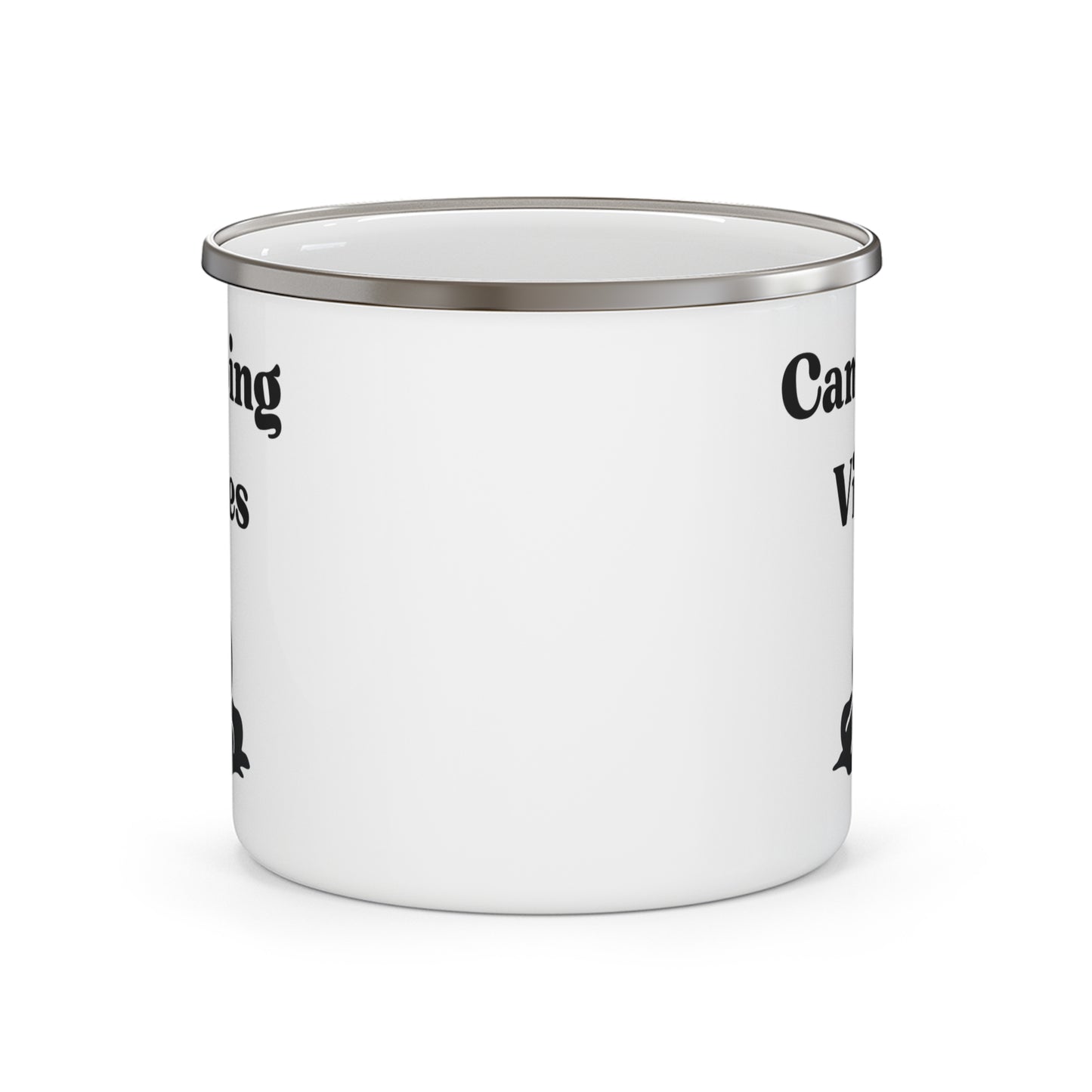 Camping Vibes. Enamel Camping Mug
