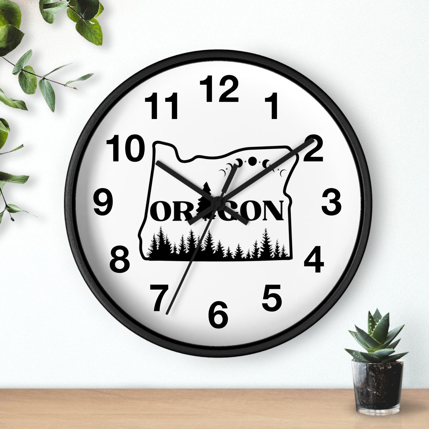 Oregon Wall clock
