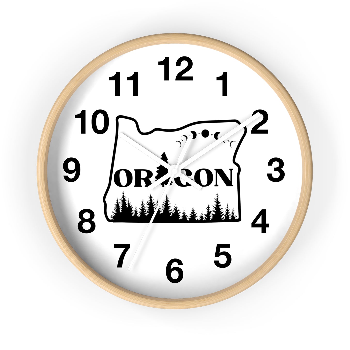Oregon Wall clock
