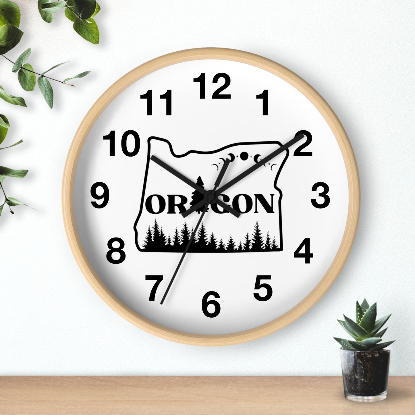 Oregon Wall clock