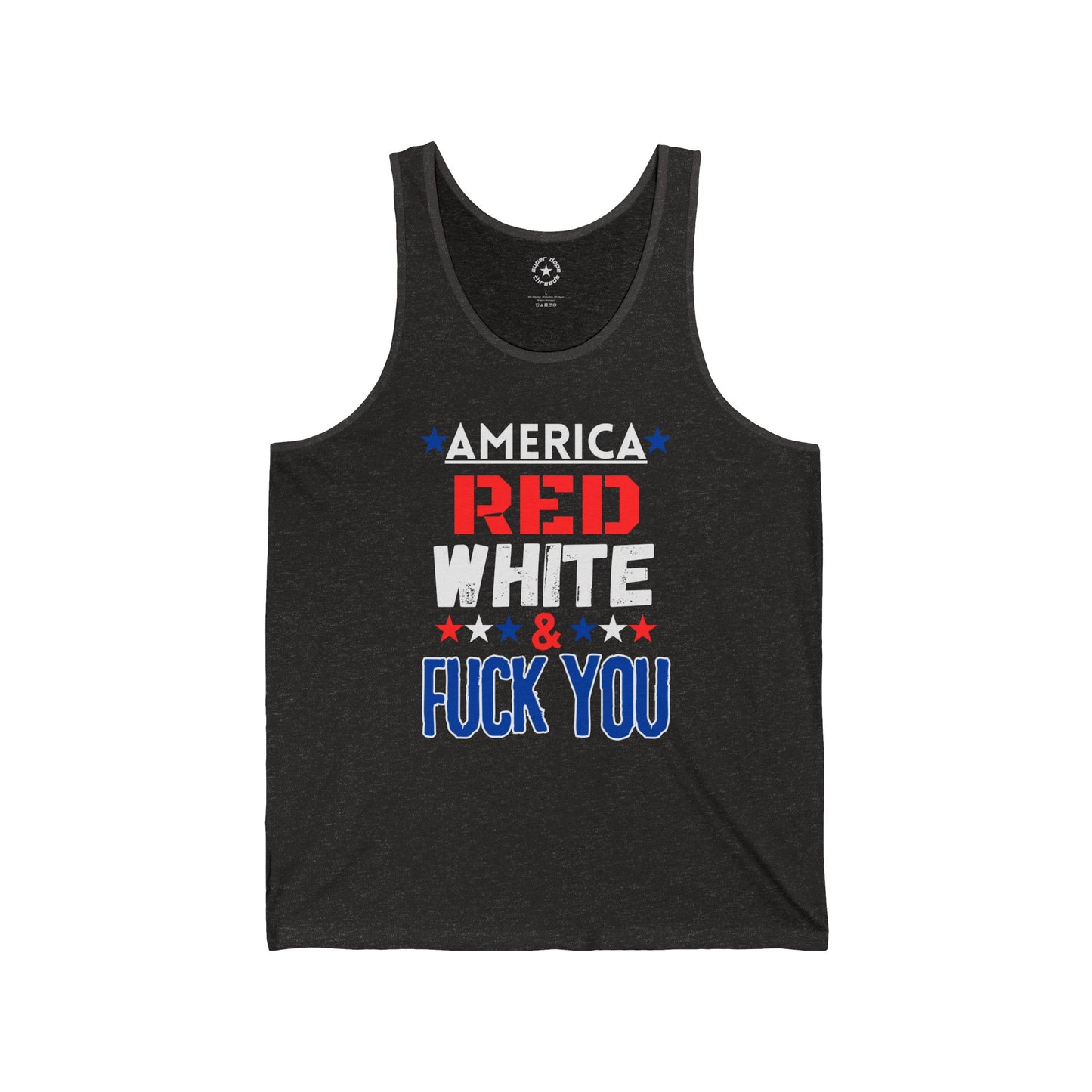 Super Dope Threads - Red, White & FU Tank