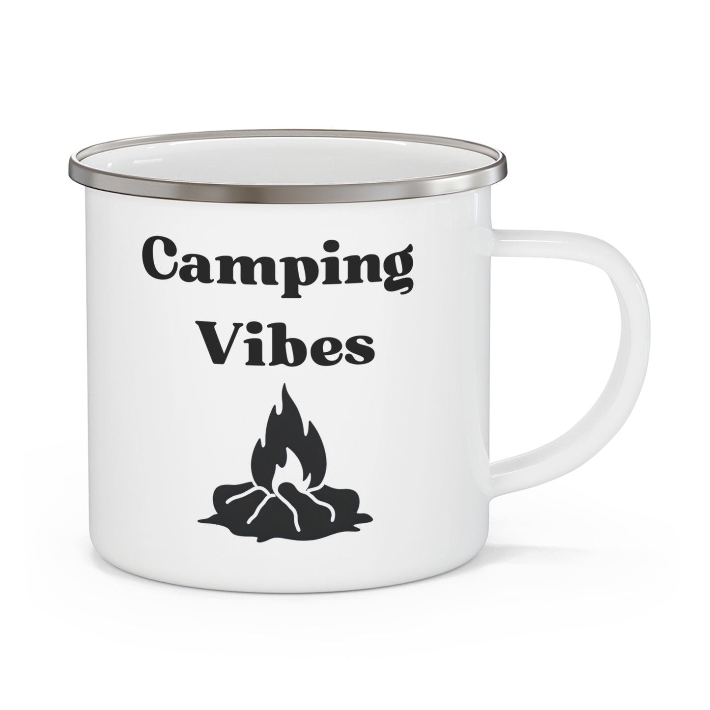 Camping Vibes. Enamel Camping Mug