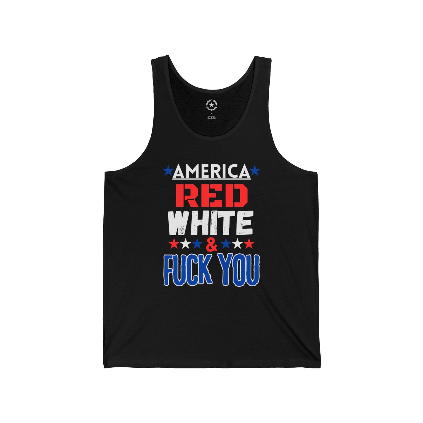Super Dope Threads - Red, White & FU Tank