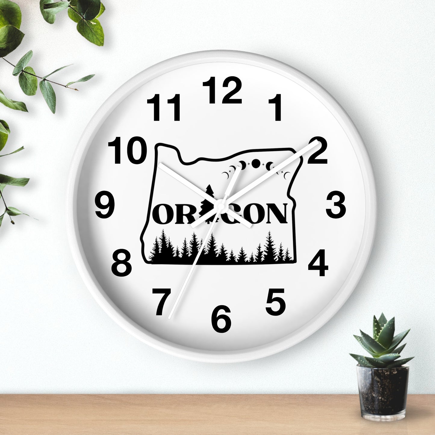 Oregon Wall clock