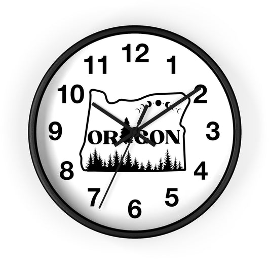 Oregon Wall clock