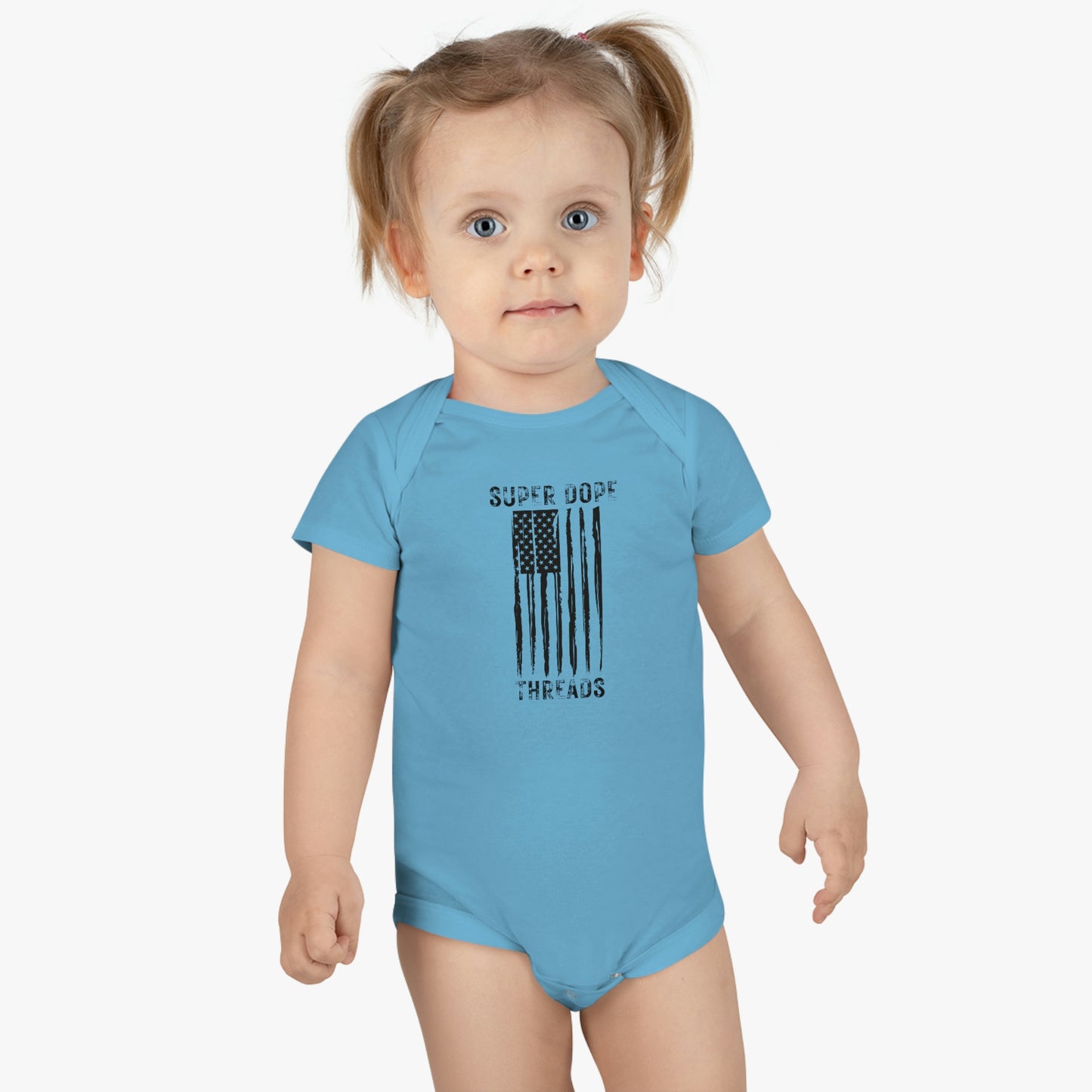 Super Dope Threads - Baby Short Sleeve Onesie®