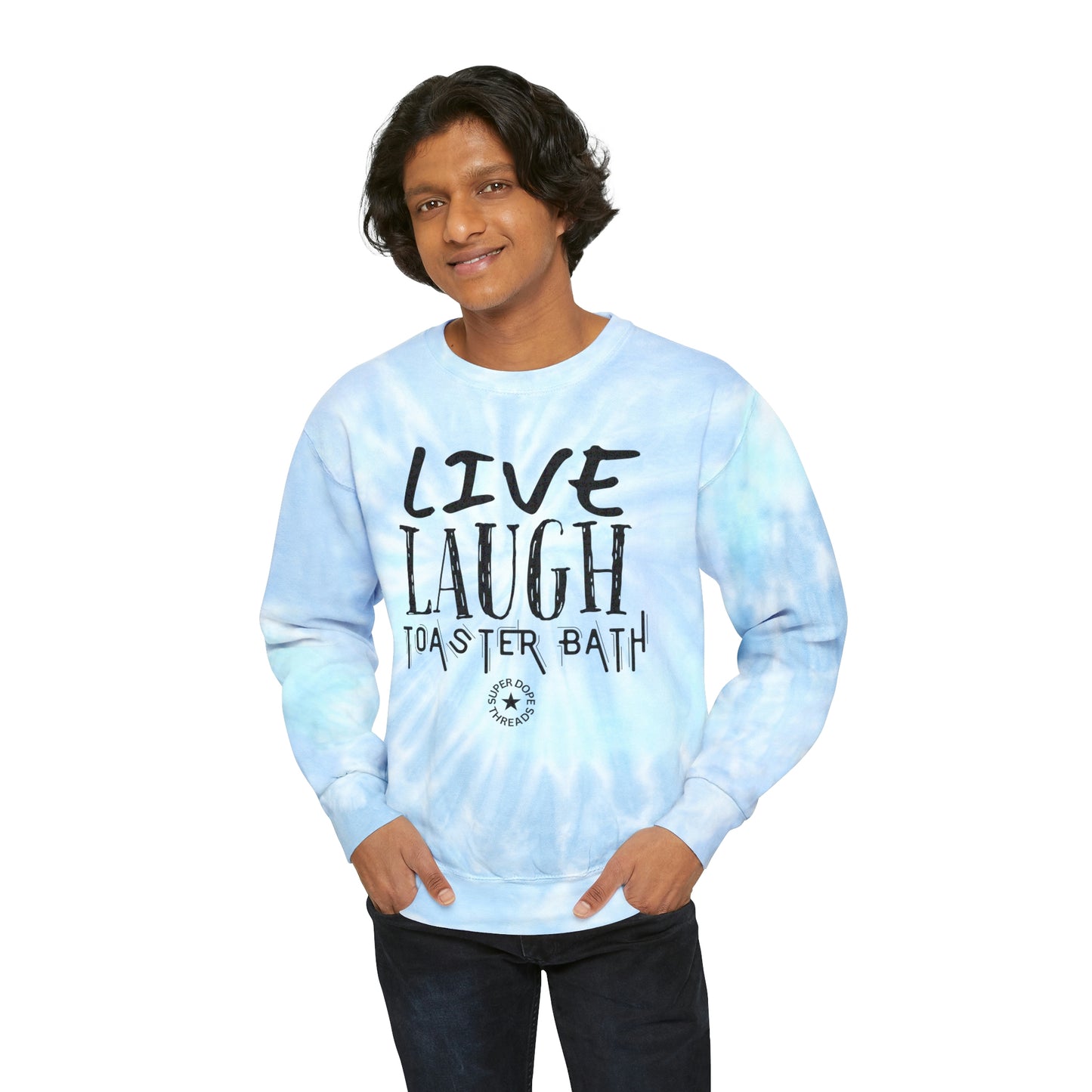 Super Dope Threads - Tye Dye Toaster Bath Sweatshirt