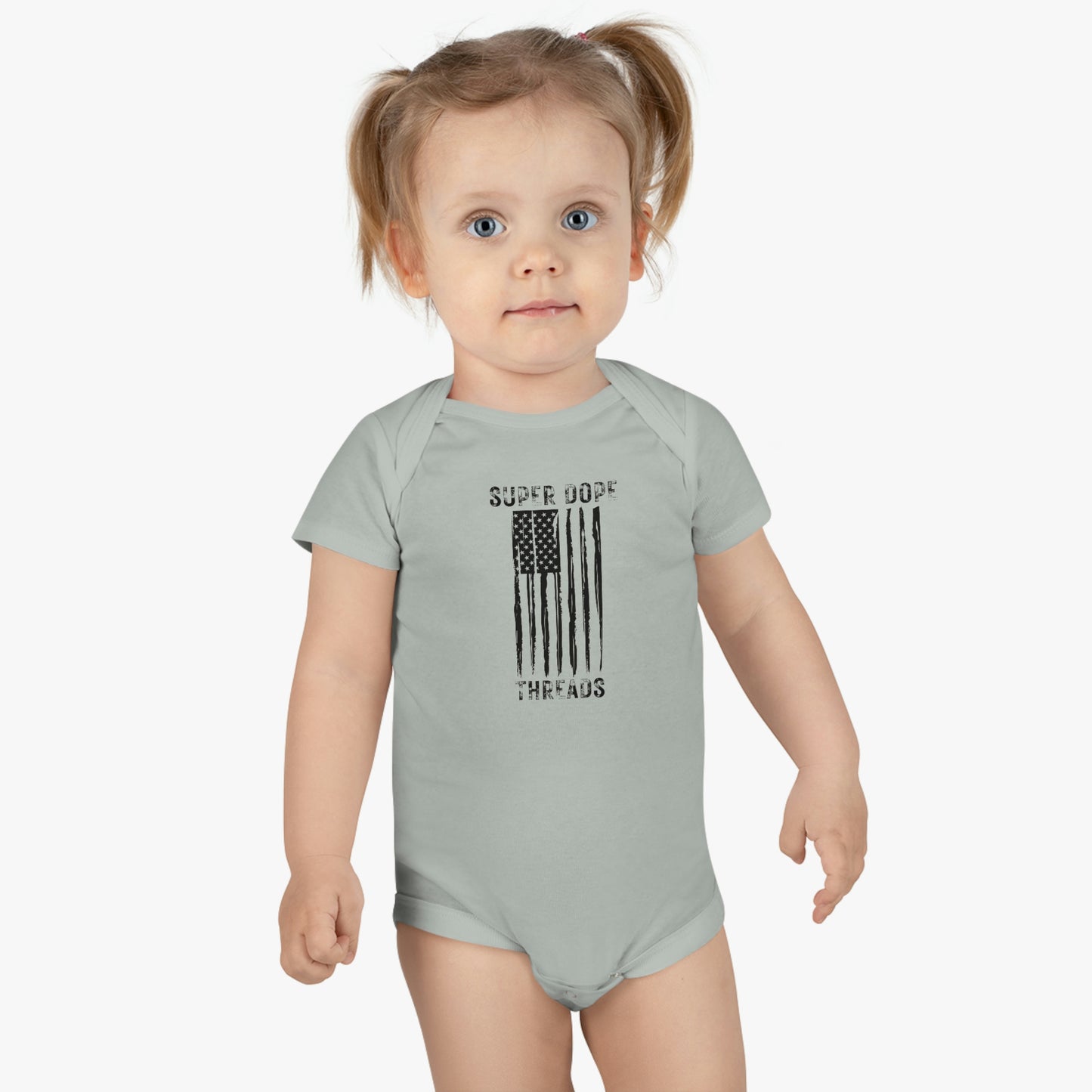 Super Dope Threads - Baby Short Sleeve Onesie®