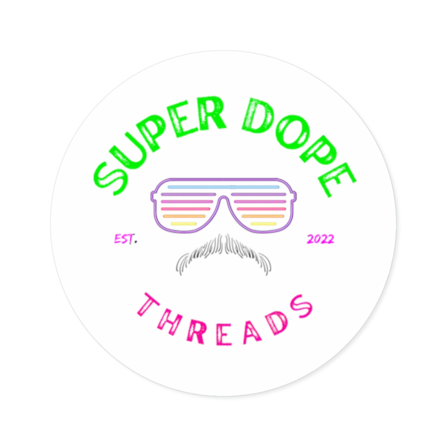 Round Stickers, IndoorOutdoor
