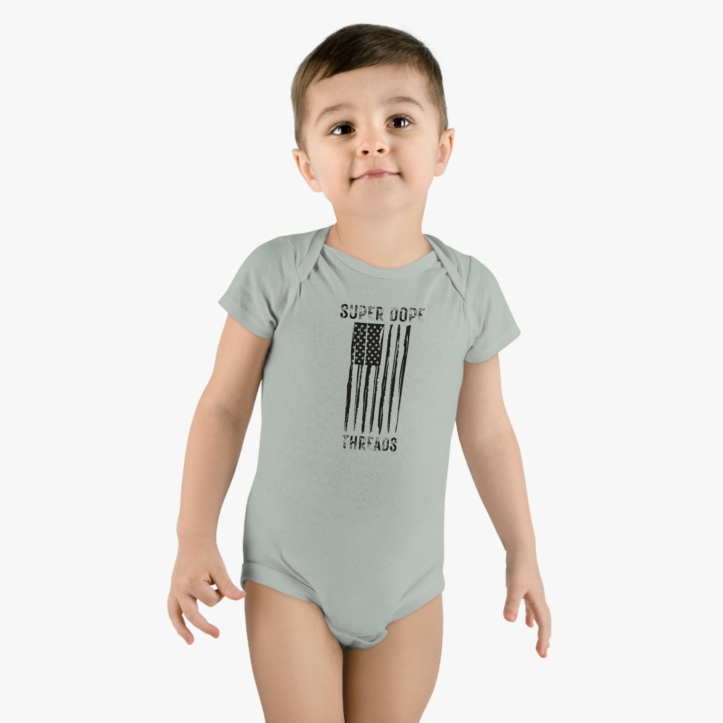 Super Dope Threads - Baby Short Sleeve Onesie®