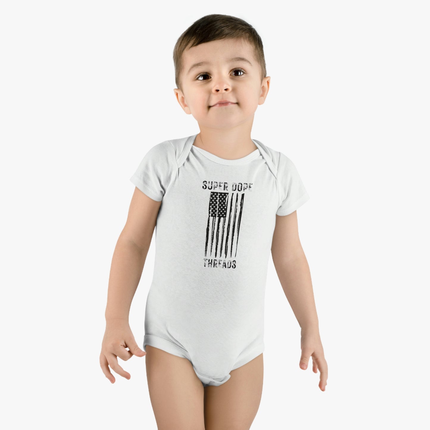 Super Dope Threads - Baby Short Sleeve Onesie®