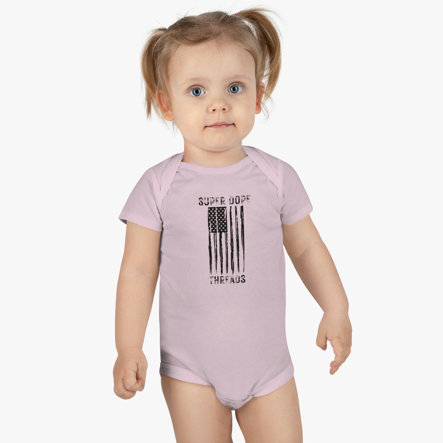 Super Dope Threads - Baby Short Sleeve Onesie®