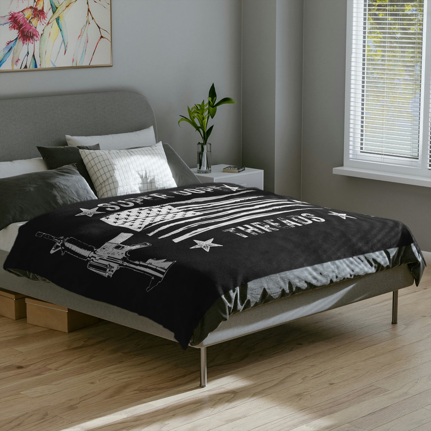 Super Dope Threads - Velveteen Minky Blanket