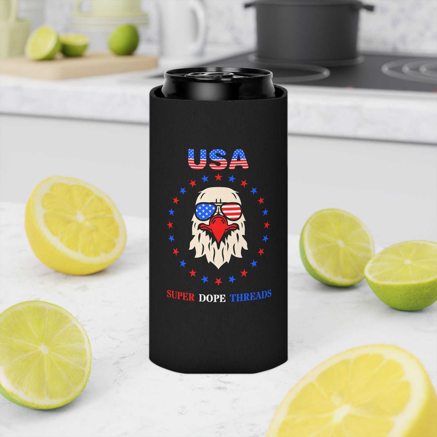 Super Dope Threads - 4th of July Coozie