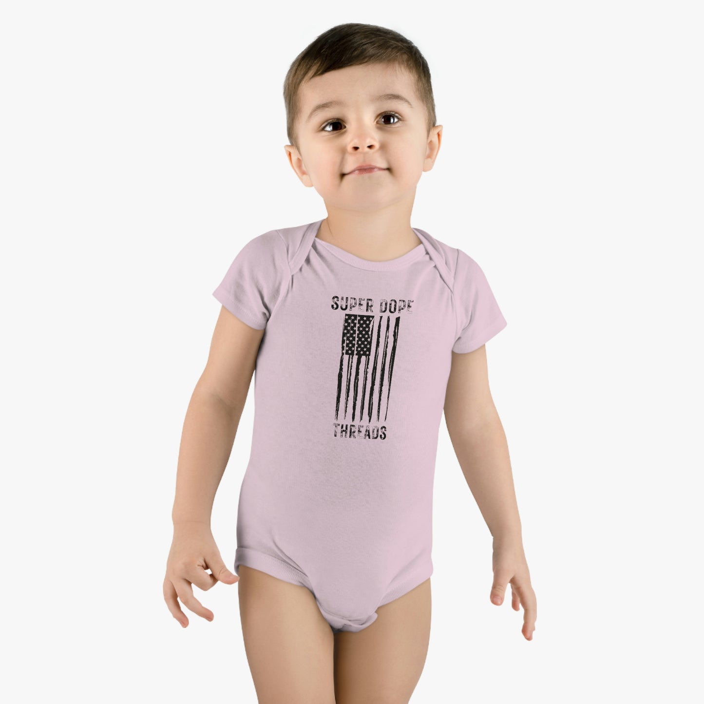 Super Dope Threads - Baby Short Sleeve Onesie®