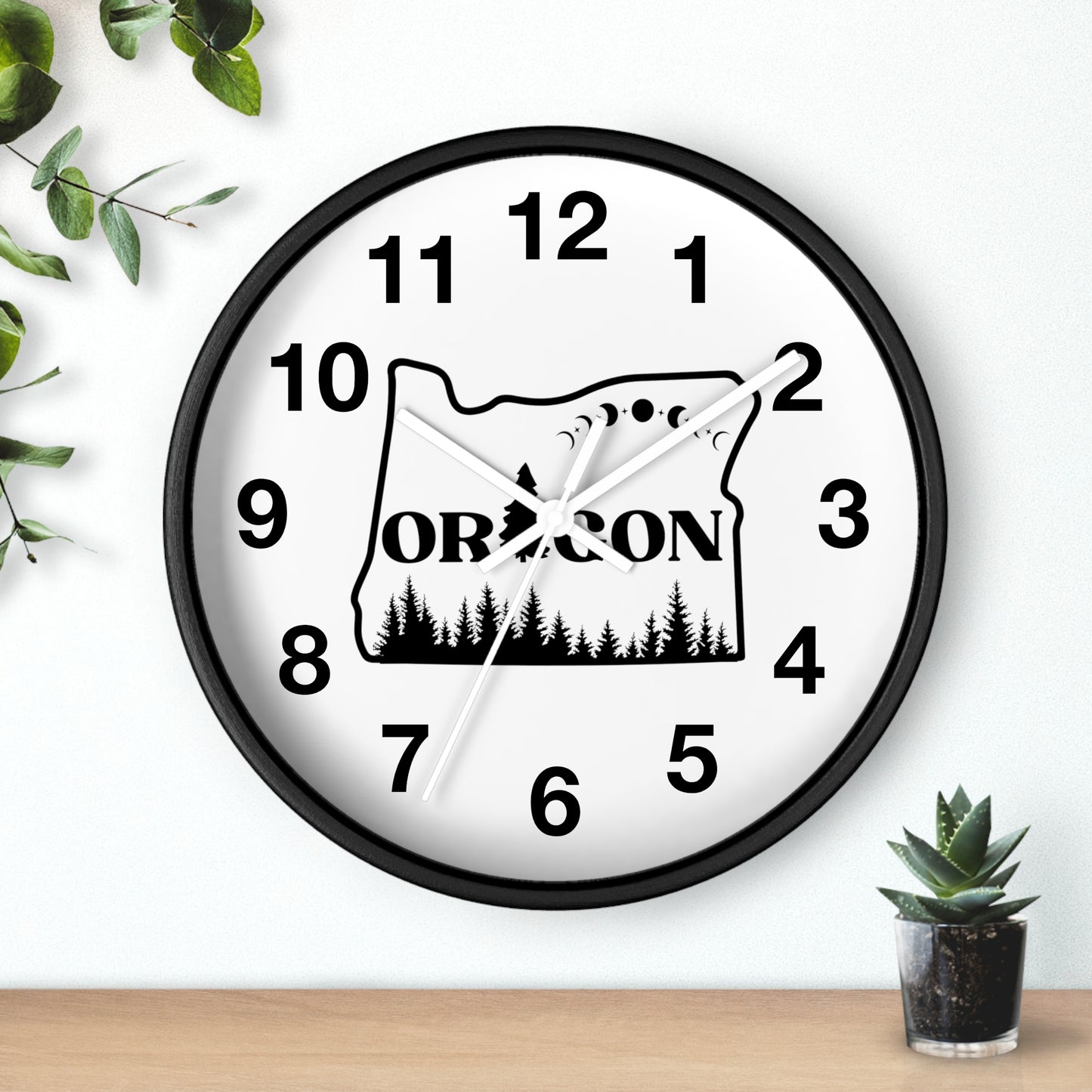 Oregon Wall clock