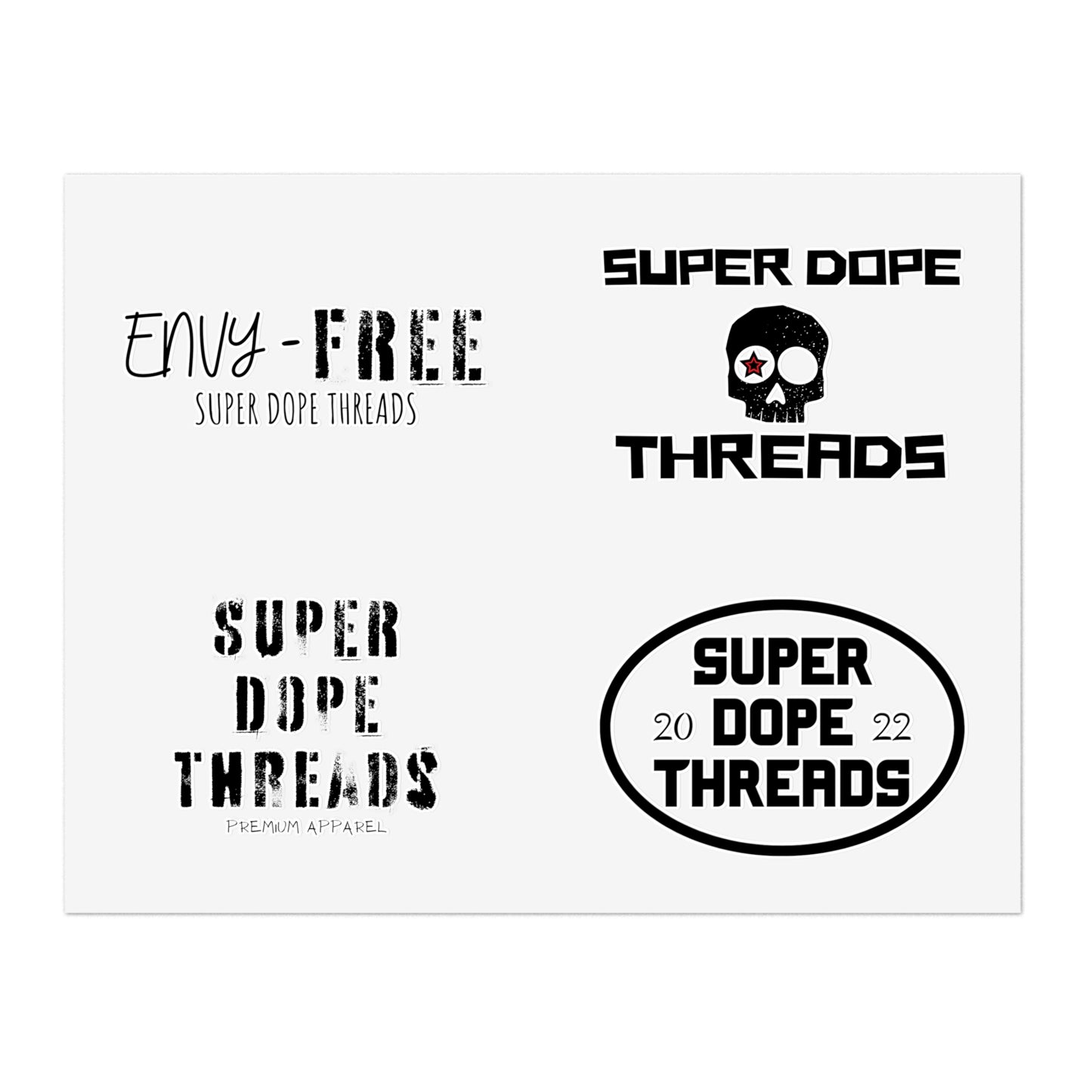 Super Dope Threads - Holy Sheet of Stickers