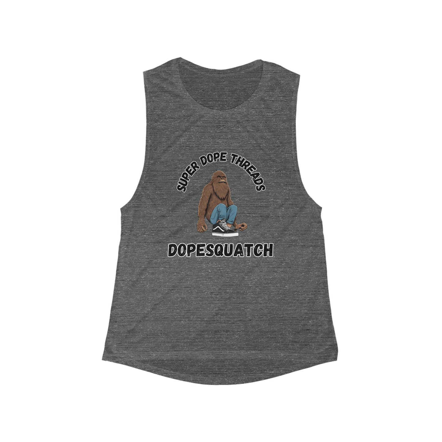 Super Dope Threads - Super Dope Ladies DopeSquatch Muscle Tank