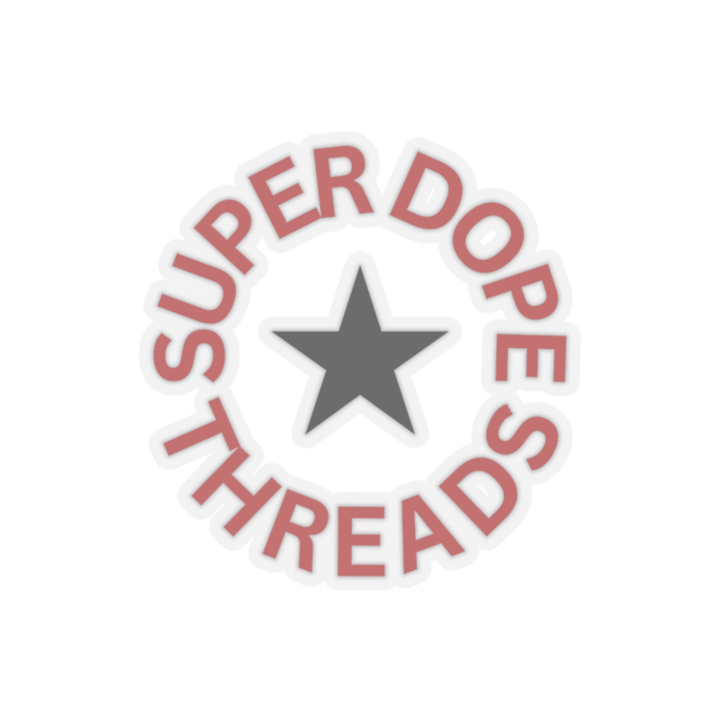 Super Dope Threads - Circle Logo Sticker