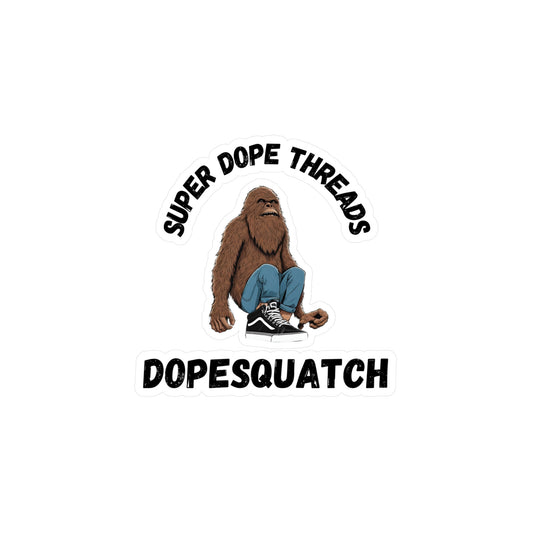 Super Dope Threads - DopeSquatch Decal