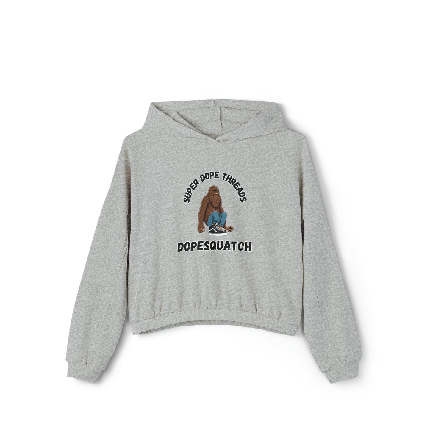 Super Dope Threads - Super Dope Ladies DopeSquatch Cinched Hoodie