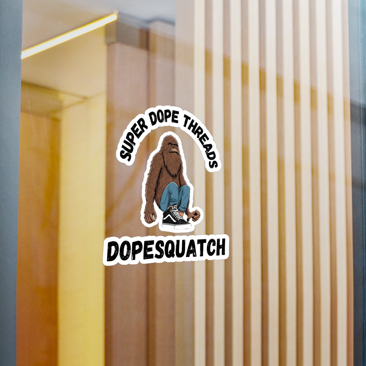 Super Dope Threads - DopeSquatch Decal