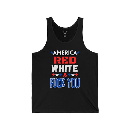 Super Dope Threads - Red, White & FU Tank