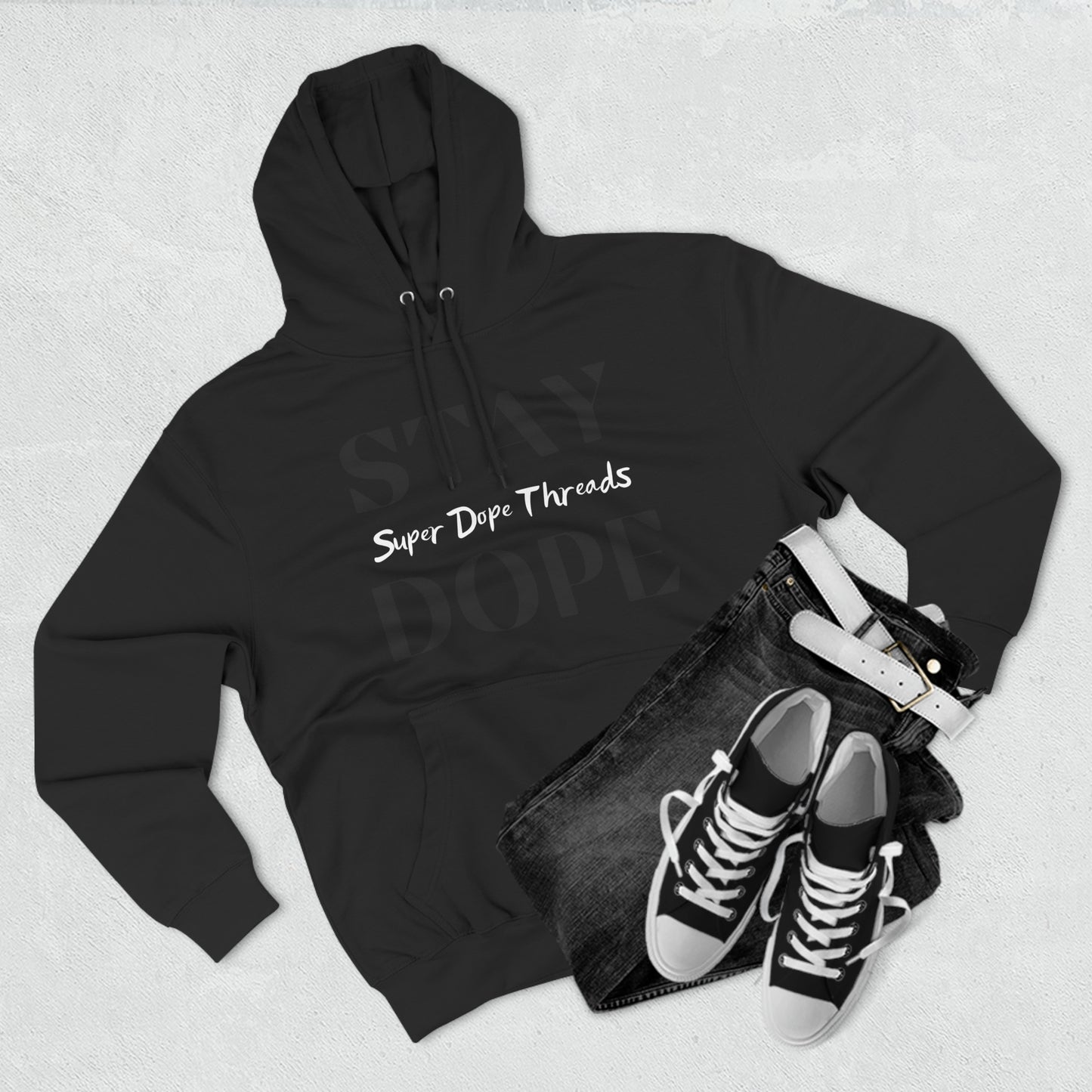 Super Dope Threads - Stay Dope 3 Panel Hoodie