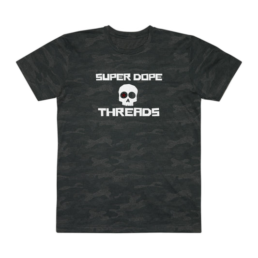 Super Dope Threads - Black Camo Tee