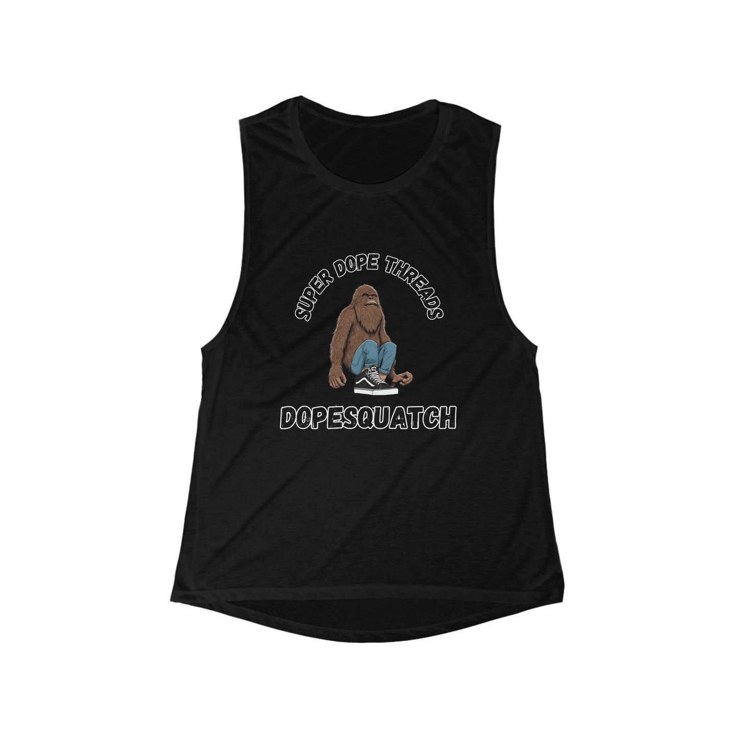 Super Dope Threads - Super Dope Ladies DopeSquatch Muscle Tank