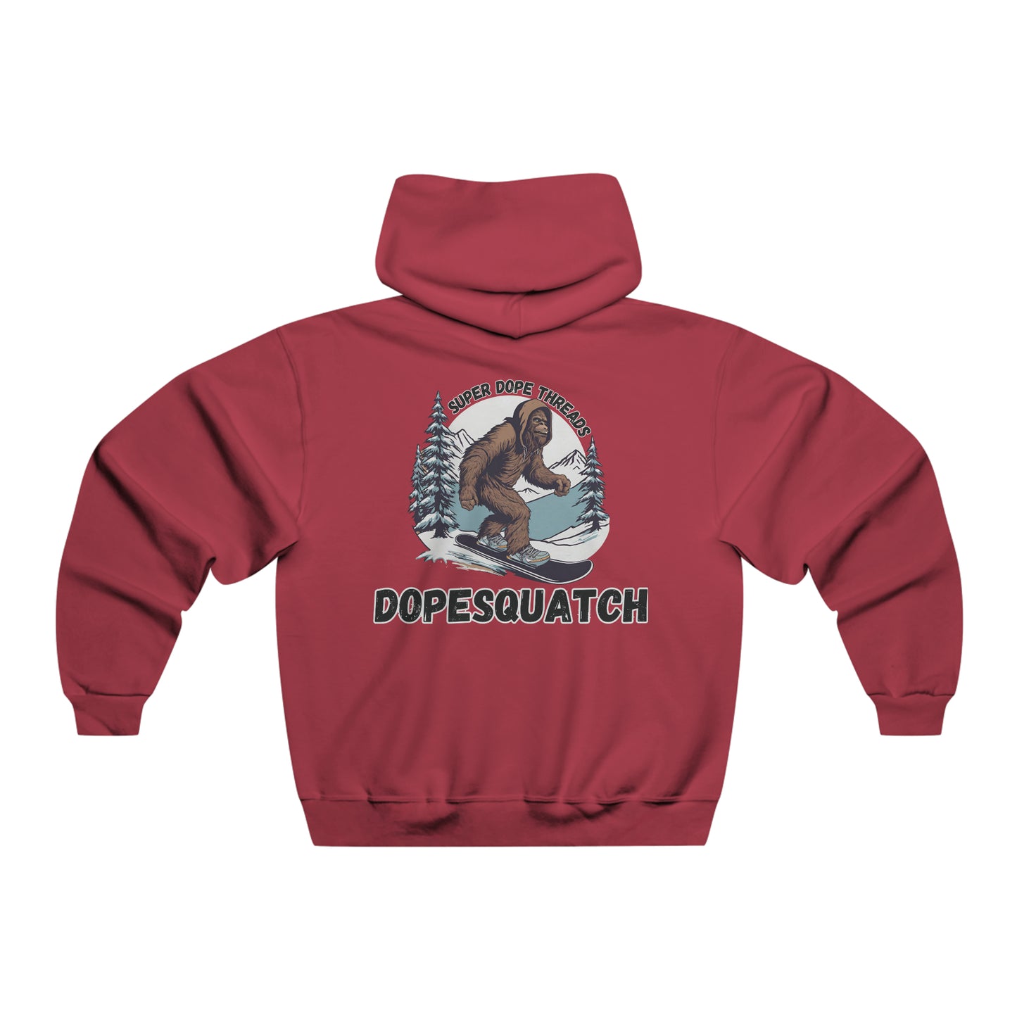 Super Dope Threads - DopeSquatch Snowboard Hoodie