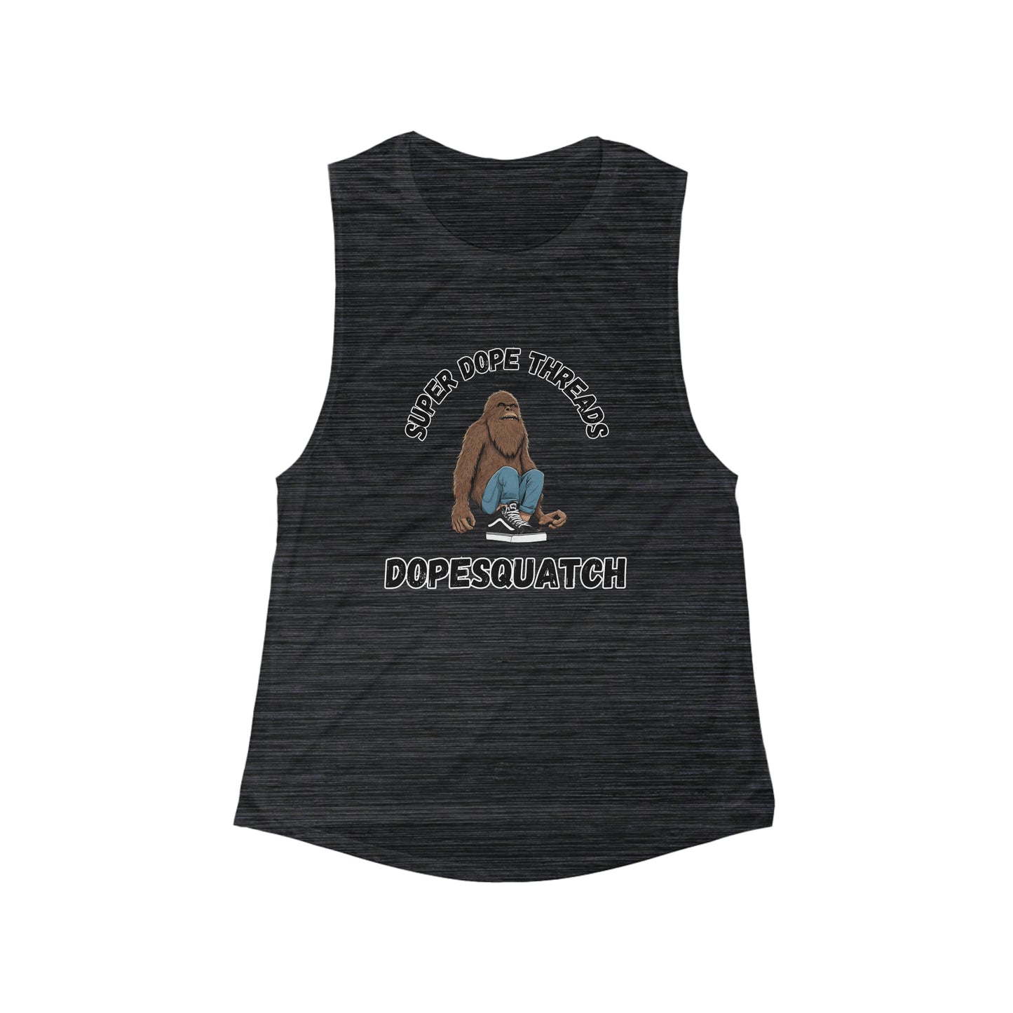 Super Dope Threads - Super Dope Ladies DopeSquatch Muscle Tank