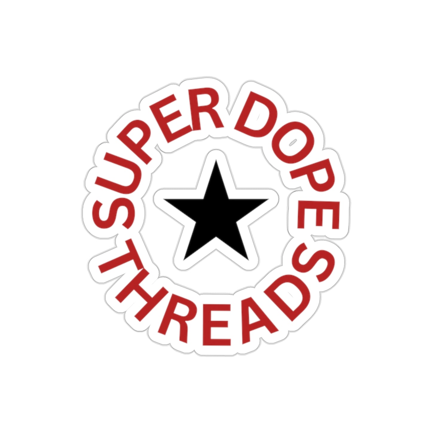 Super Dope Threads - Circle Logo Sticker