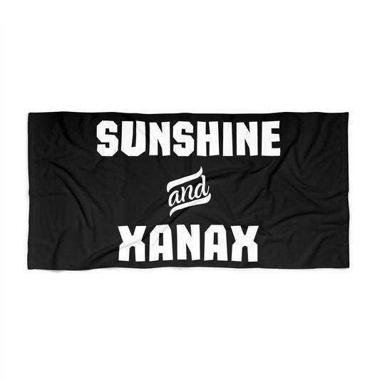 Super Dope Threads - Xanax Beach Towel