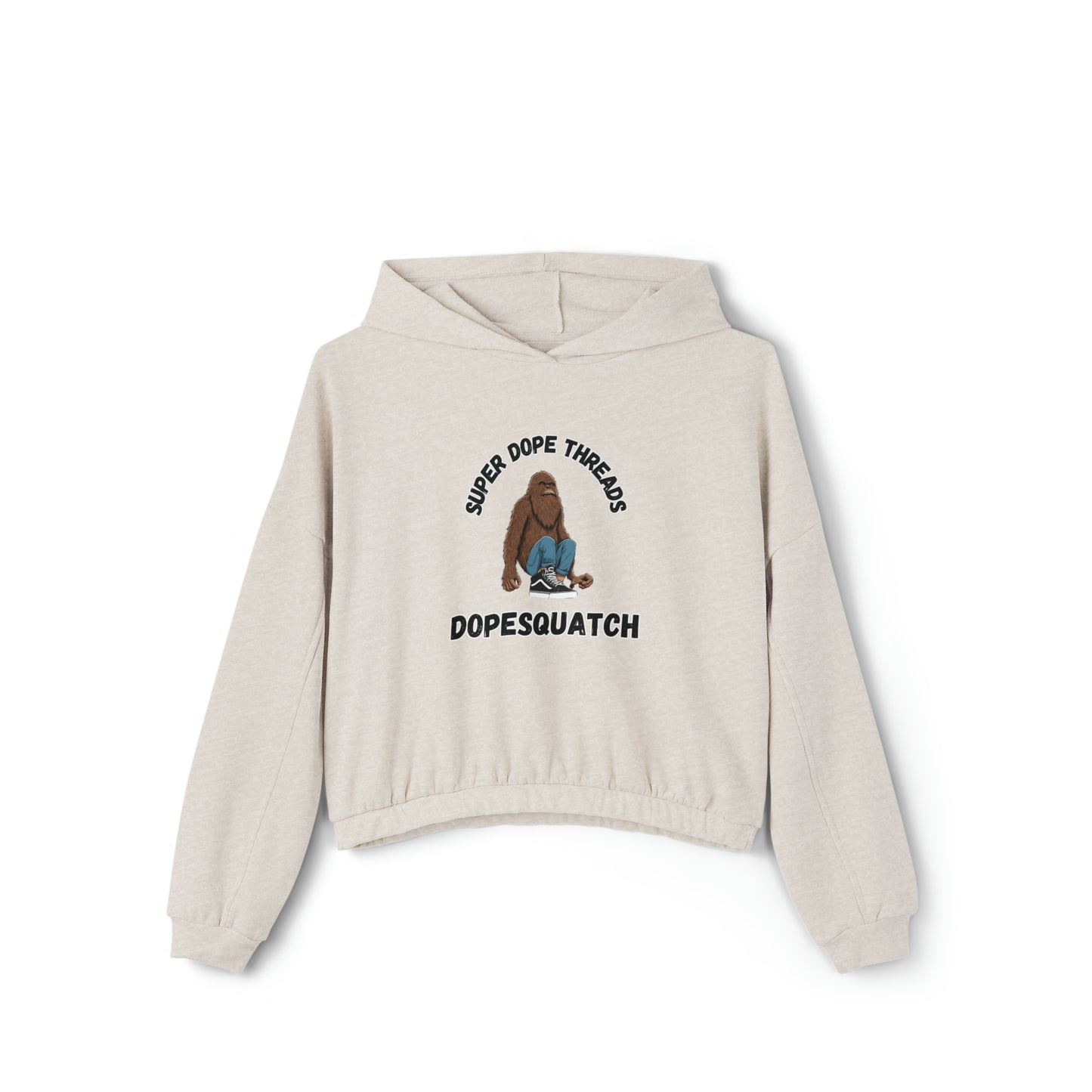 Super Dope Threads - Super Dope Ladies DopeSquatch Cinched Hoodie