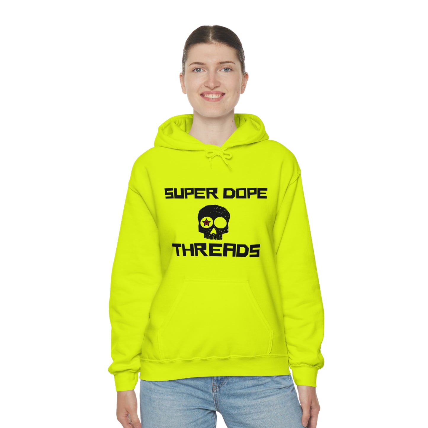 Super Dope Threads - Safety Green That’ll Happen Hoodie