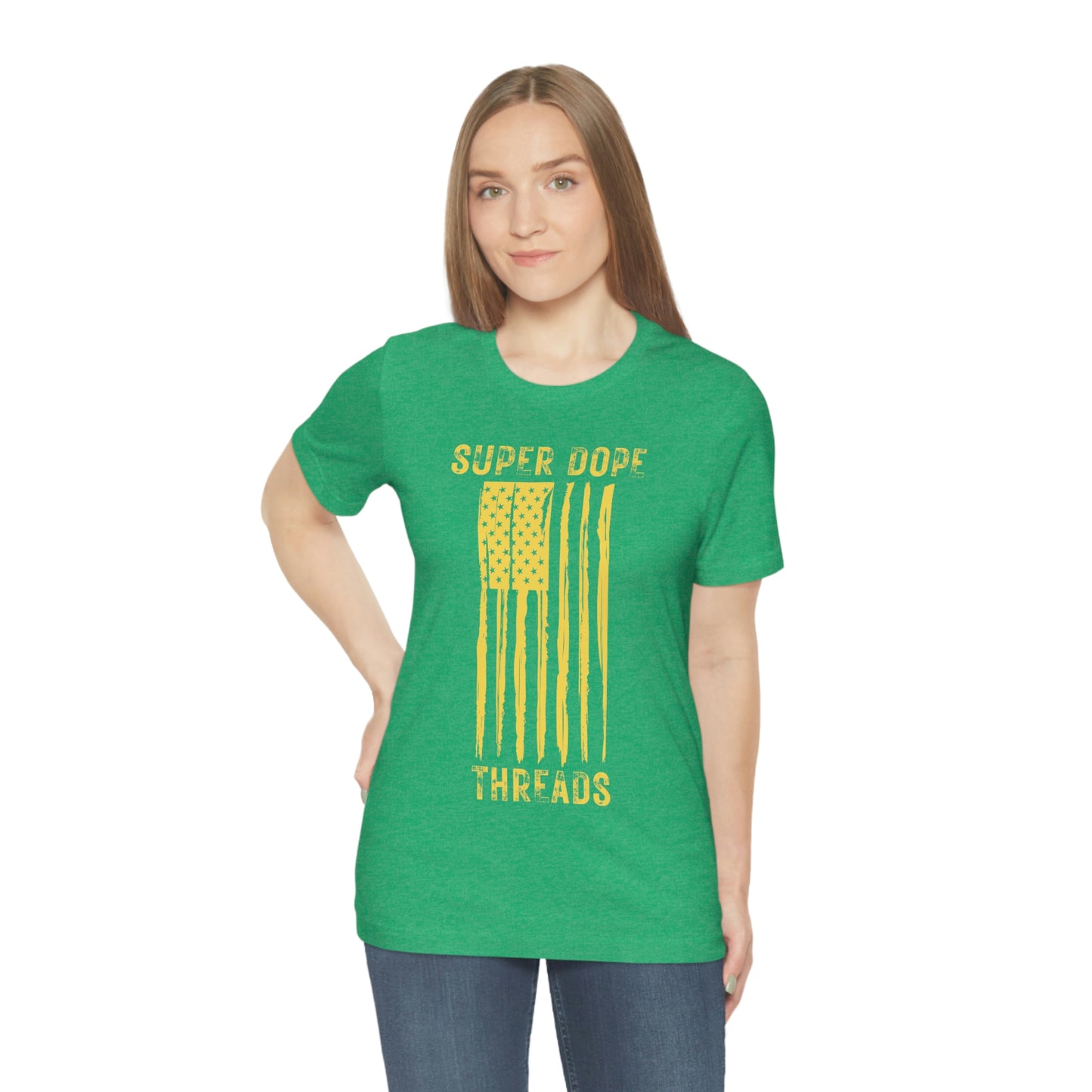 Super Dope Threads - American Proud Green and Yellow