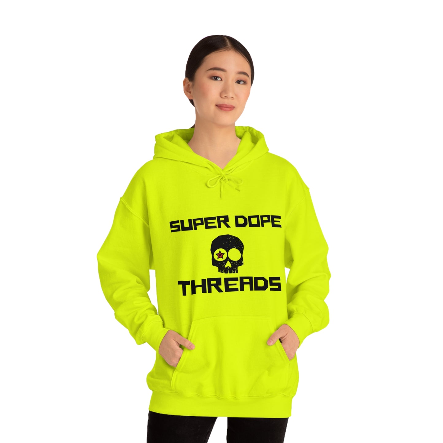 Super Dope Threads - Safety Green That’ll Happen Hoodie