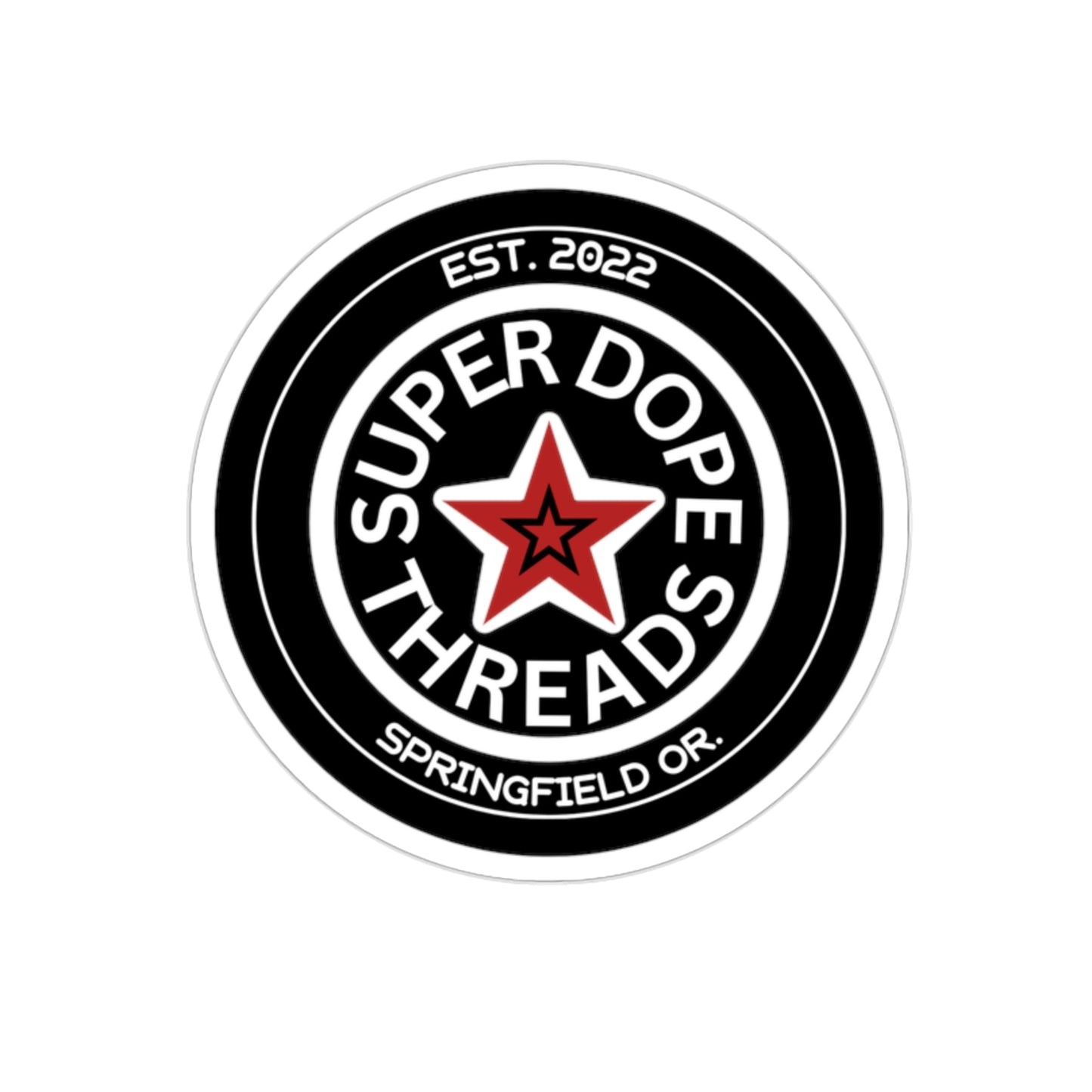Super Dope Threads Die-Cut Sticker
