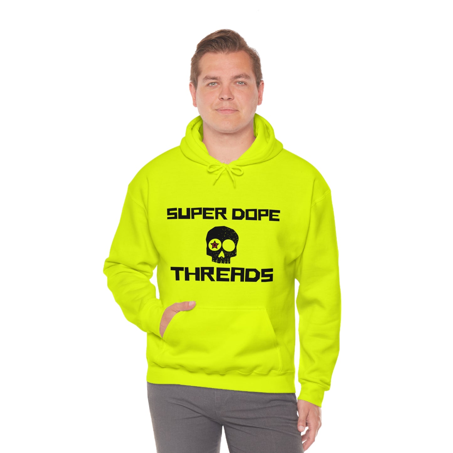 Super Dope Threads - Safety Green That’ll Happen Hoodie