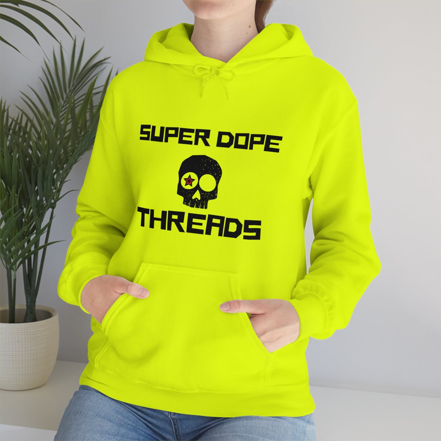 Super Dope Threads - Safety Green That’ll Happen Hoodie