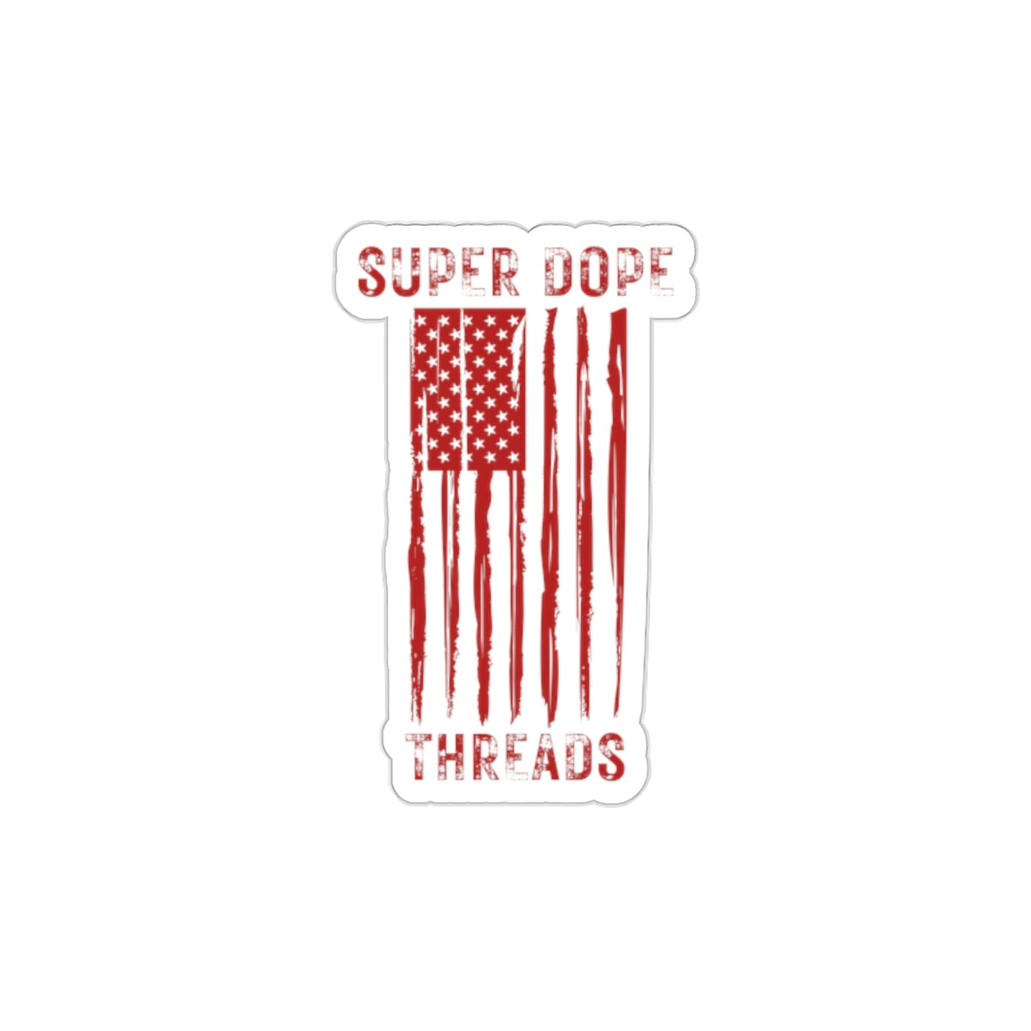 Super Dope Threads - Flag Sticker