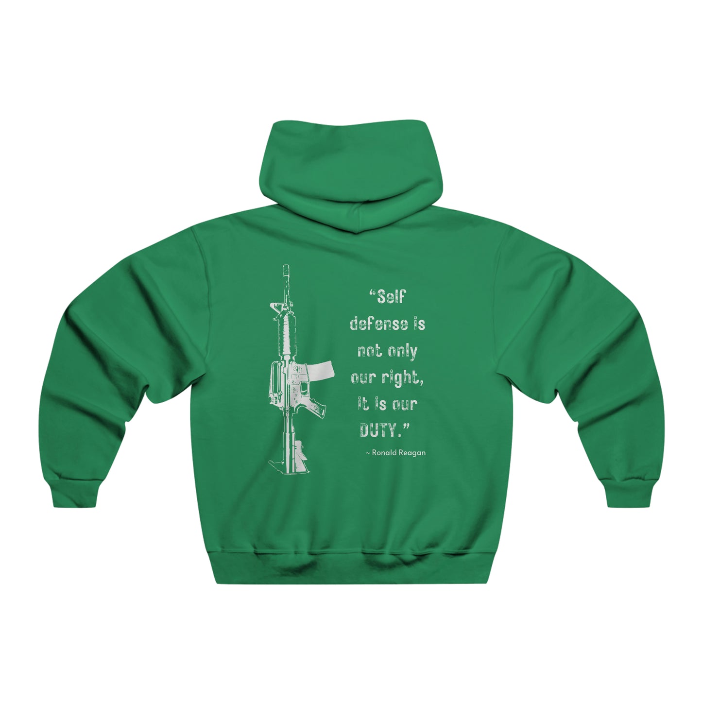 Super Dope Threads - Self Defense American Proud Hoodie