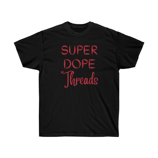 Super Dope Threads - Red Writer Logo