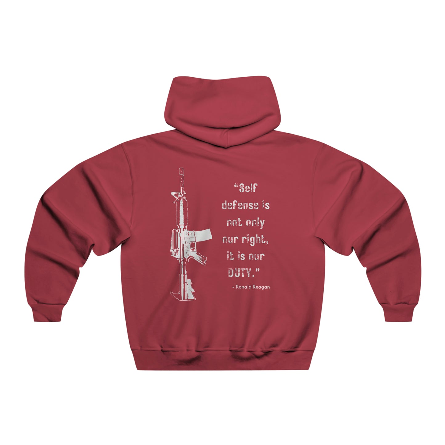 Super Dope Threads - Self Defense American Proud Hoodie