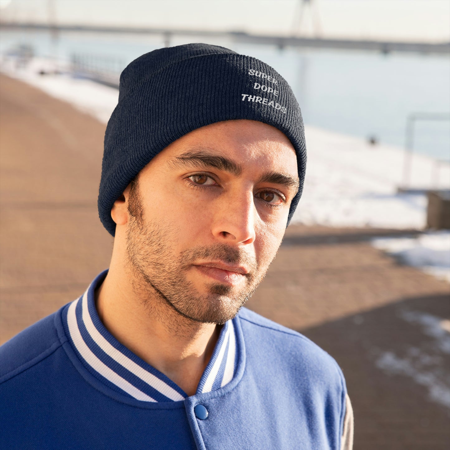 Super Dope Threads - Embroidered Knit Beanie