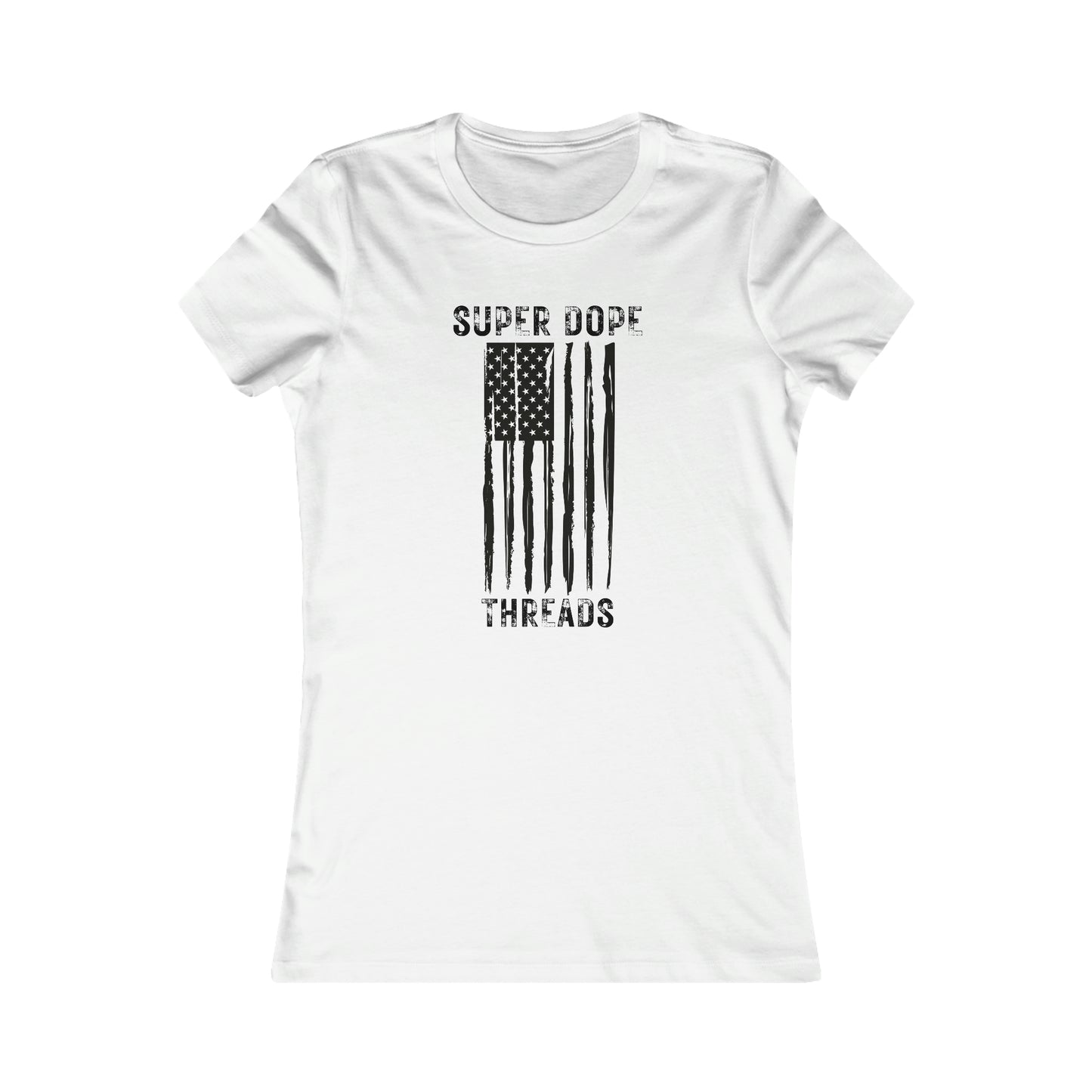 Super Dope Threads - Dope Ladies American Proud Tee